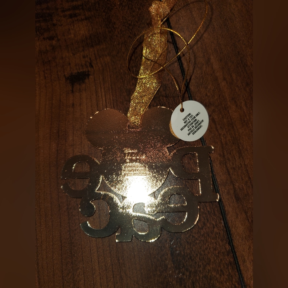 Disney Mickey Peace Ornament - Picture 3 of 5